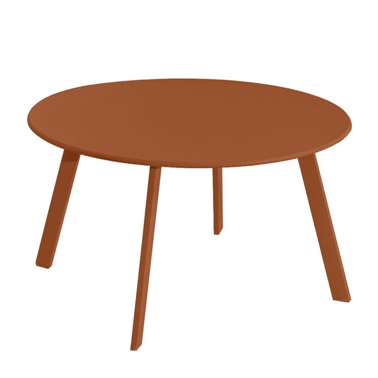 Table Marzia Terracotta Steel 70 x 70 x 40 cm-0