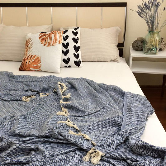 Handwoven blanket "Marmaris"-0