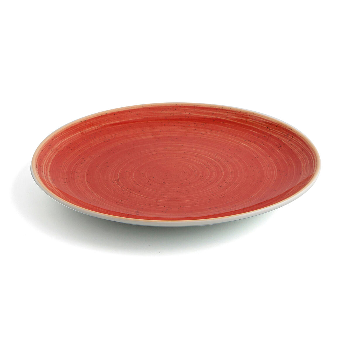 Flat plate Ariane Terra Ceramic Red (Ø 31 cm) (6 Units)-1