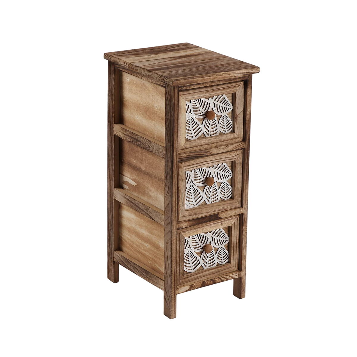 Chest of drawers Versa Leaf Wood 32 x 63 x 26 cm-1