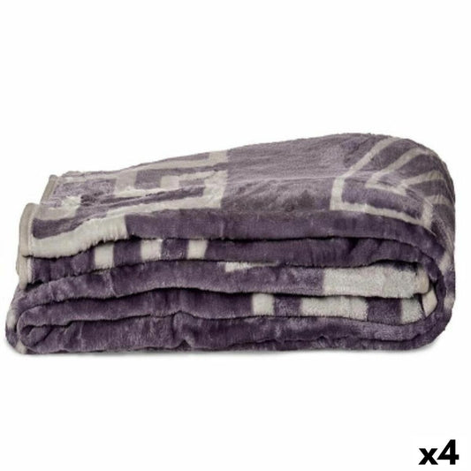 Blanket Grey 220 x 240 x 0,5 cm (4 Units)-0