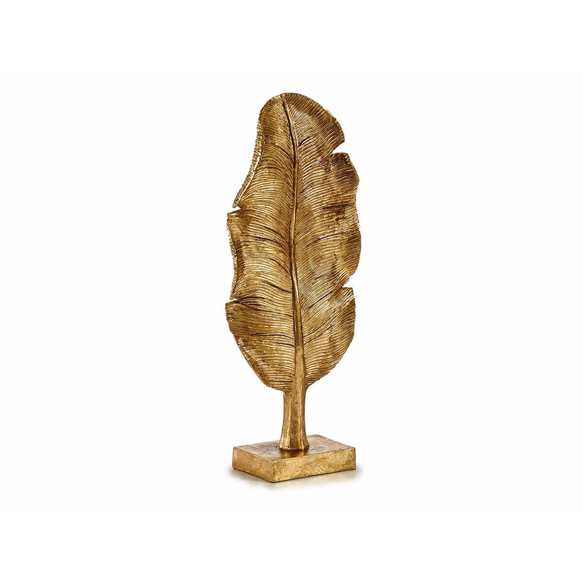 Decorative Figure Leaf of a plant Golden 8 x 43,5 x 17 cm (6 Units)-3